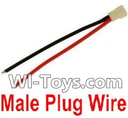 Eachine E010 Spare Parts-24 Male Plug Wire for the Battery(1pcs),Eachine E010 RC Quadcopter Drone Spare Parts Replacement Accessories
