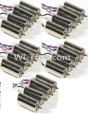 Eachine CG022 Parts-11 Rotating Motor with red and blue wire(10pcs-CW) & Reversing-rotating Motor with black and white wire(10pcs-CCW),Eachine CG022 RC Quadcopter parts,CG022 RC Drone Spare parts Accessories