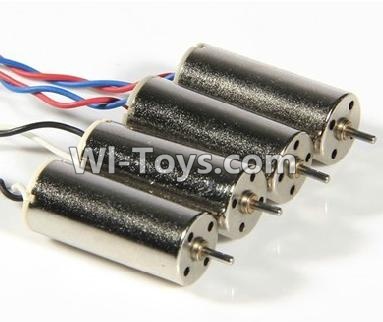 Eachine CG022 Parts-12 rotating Motor with red and blue wire(2pcs-CW) & Reversing-rotating Motor with black and white wire(2pcs-CCW),Eachine CG022 RC Quadcopter parts,CG022 RC Drone Spare parts Accessories