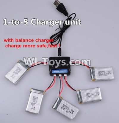 Eachine CG022 Parts-19 Upgrade 1-to-5 charger and balance charger(Not include the 5 battery),Eachine CG022 RC Quadcopter parts,CG022 RC Drone Spare parts Accessories