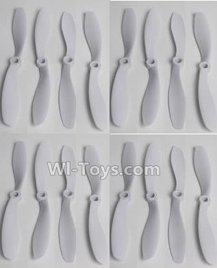 BaYang Toys X16 Parts-03 Propellers,Main rotor blades(16pcs),BaYang X16 RC Quadcopter Drone Spare Parts,BaYang Toys X16 Accessoriess Replacement