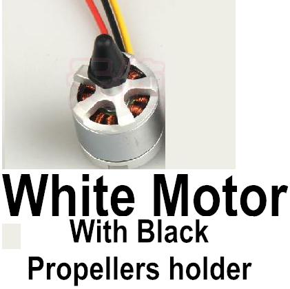 BaYang Toys X16 Parts-14 Black Color Brushless Motor(CCW)-with Silver Propellers holder-1pcs,Rotating Brushless Motor(CW)-1pcs,BaYang X16 RC Quadcopter Drone Spare Parts,BaYang Toys X16 Accessoriess Replacement