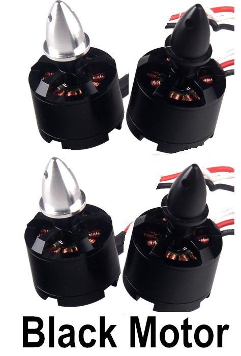 BaYang Toys X16 Parts-14-01 Black Color Brushless Motor(2X with Silver Propellers holder and 2X with Black Propellers holder),BaYang X16 RC Quadcopter Drone Spare Parts,BaYang Toys X16 Accessoriess Replacement
