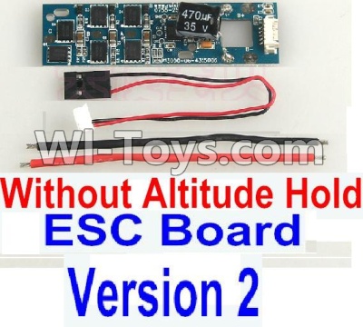 BaYang Toys X16 Parts-35-02 ESC Board-Without Altitude Hold(1pcs)-(Version 2) & Wire(3pcs),BaYang X16 RC Quadcopter Drone Spare Parts,BaYang Toys X16 Accessoriess Replacement