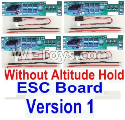 BaYang Toys X16 Parts-36-01 ESC Board-Without Altitude Hold(4pcs)-(Version 1) & & Wire(12pcs),BaYang X16 RC Quadcopter Drone Spare Parts,BaYang Toys X16 Accessoriess Replacement