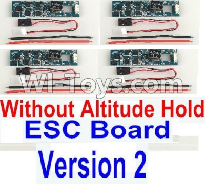 BaYang Toys X16 Parts-36-02 ESC Board-Without Altitude Hold(4pcs)-(Version 2) & Wire(12pcs),BaYang X16 RC Quadcopter Drone Spare Parts,BaYang Toys X16 Accessoriess Replacement