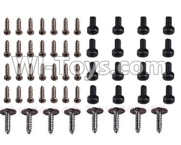 BaYang Toys X16 Parts-38-01 Screws For the Main body shell cover(28pcs) & Screws For the Main motor(16pcs) & Screws for the Tripod,Landing skid(8pcs),BaYang X16 RC Quadcopter Drone Spare Parts,BaYang Toys X16 Accessoriess Replacement