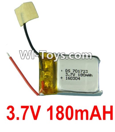 3.7V Battery 03-03 3.7v 180mah 15C Battery with Two Wire-701723,Size:25X28X8mm,Weight:5.3g,be suit for RC Quadcoter,Drone,RC Helicopter,RC Car,RC Boat,Tank etc.