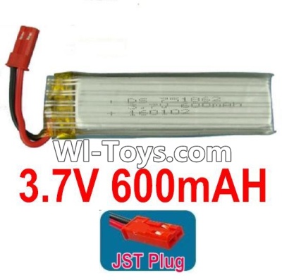 3.7V Battery 15-01 3.7v 600mah 15C Battery with Red JST Plug-751862,721860-Version 2,Size:460X18X7.2mm,Weight:16.7g,be suit for RC Quadcoter,Drone,RC Helicopter,RC Car,RC Boat,Tank etc.