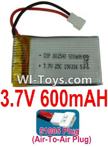 3.7V Battery 15-03 3.7V 600mah Battery with 51005 Air-to-air Plug-802540,Size:44X25X8mm,Weight:15.9g,be suit for RC Quadcoter,Drone,RC Helicopter,RC Car,RC Boat,Tank etc.