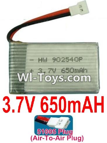 3.7V Battery 16-04 3.7v 650mah 15C Battery with White 51005 Air-To-Air Plug-902540,802540,Size:40X25X8mm,Weight:19g,be suit for RC Quadcoter,Drone,RC Helicopter,RC Car,RC Boat,Tank etc.