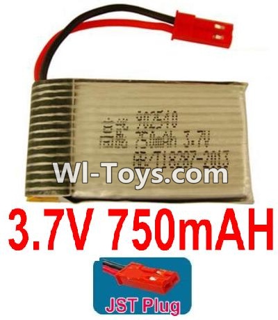 3.7V Battery 17-01 3.7V 750mah Battery with Red JST Plug-902540,Size:45X25X9mm,Weight:19.8g,be suit for RC Quadcoter,Drone,RC Helicopter,RC Car,RC Boat,Tank etc.