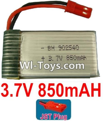 3.7V Battery 19-03 3.7v 850mah 15C Battery with Red JST Plug-902540,Size:42X25X9mm,Weight:17.5g,be suit for RC Quadcoter,Drone,RC Helicopter,RC Car,RC Boat,Tank etc.