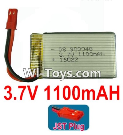 3.7V Battery 22-01 3.7v 1100mah 15C Battery with Red JST Plug-903048,Size:52X30X10mm,Weight:31.3g,be suit for RC Quadcoter,Drone,RC Helicopter,RC Car,RC Boat,Tank etc.
