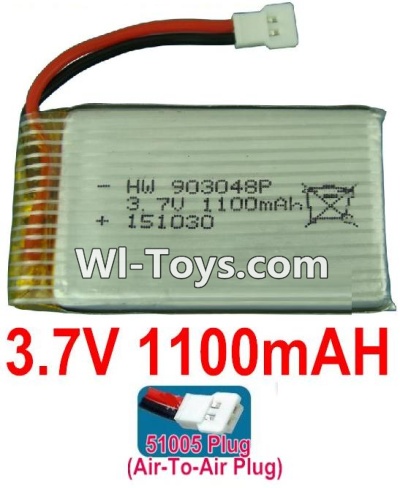 3.7V Battery 22-05 3.7v 1100mah 15C Battery with White 51005 Air-To-Air Plug-903048,Size:50X30X9mm,Weight:27g,be suit for RC Quadcoter,Drone,RC Helicopter,RC Car,RC Boat,Tank etc.