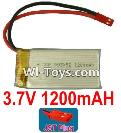 3.7V Battery 23-01 3.7v 1200mah 15C Battery with Red JST Plug-993052,Size:55X30X9.9mm,Weight:32g,be suit for RC Quadcoter,Drone,RC Helicopter,RC Car,RC Boat,Tank etc.