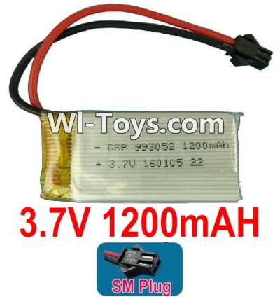 3.7V Battery 23-03 3.7v 1200mah 15C Battery with Black SM Plug-993052,Size:55X30X9.9mm,Weight:32g,be suit for RC Quadcoter,Drone,RC Helicopter,RC Car,RC Boat,Tank etc.