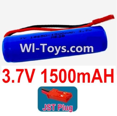 3.7V Battery 26-01 3.7v 1500mah 15C Battery with Red JST Plug-18650,Size:67X18X18mm,Weight:37.5g,be suit for RC Quadcoter,Drone,RC Helicopter,RC Car,RC Boat,Tank etc.