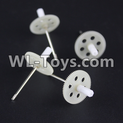 BoMing M50 Spare Parts-11-01 Main gear with shaft(4pcs)Bo Ming BoMing M50 RC Quadcopter Drone Spare Parts Replacement Accessories M50