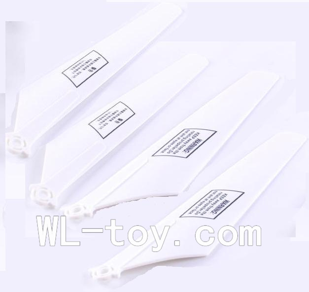 BoRong 6801 RC Helicopter parts, BR6801-parts-03 Main rotor blades(4pcs-2A+2B)