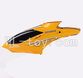 BoRong 6806 RC Helicopter model BR6806-parts-02 Head cover,Shell cover-Yellow