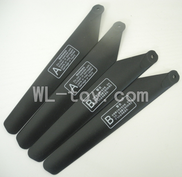 BoRong 6806 RC Helicopter model BR6806-parts-03 Main blades(4pcs-2A+2B)