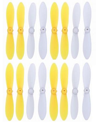 Cheerson CX-10 Parts-32 CX-10-Upgrade-Blades(8x Yellow & 8x Red)