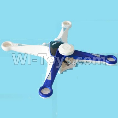 Cheerson CX-22 Parts-03-01 Upper and bottom shell cover-(Blue & White),Cheerson CX-22 RC Drone Quadcopter Spare parts,5.8G real-time image transmission aerial aircraft accessories