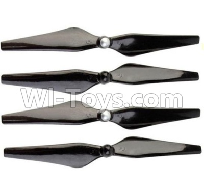 Cheerson CX-22 Parts-05-02 Propellers,Main rotor blades(4pcs-2X CW,2X CCW)-Black,Cheerson CX-22 RC Drone Quadcopter Spare parts,5.8G real-time image transmission aerial aircraft accessories
