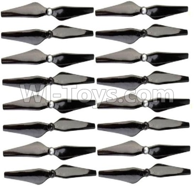 Cheerson CX-22 Parts-05-03 Propellers,Main rotor blades(16pcs-8X CW,8X CCW)-Black,Cheerson CX-22 RC Drone Quadcopter Spare parts,5.8G real-time image transmission aerial aircraft accessories