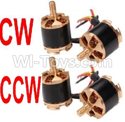 Cheerson CX-22 Parts-09-03 Clockwise Rotating Brushless Motor(CW)-2pcs & Counterclockwise Reversing-Rotating Brushless Motor(CCW)-2pcs,Cheerson CX-22 RC Drone Quadcopter Spare parts,5.8G real-time image transmission aerial aircraft accessories
