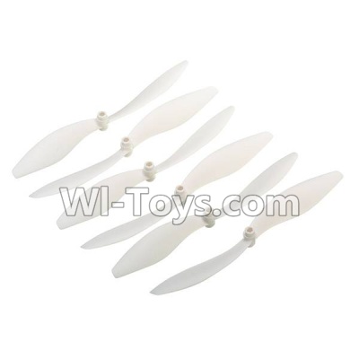 Cheerson CX-33 CX-33C Parts-02-01 Propellers,Main rotor blades(6pcs),Cheerson CX-33 CX-33C RC Drone Quadcopter Spare parts,5.8G real-time image transmission aerial aircraft accessories