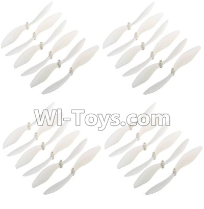Cheerson CX-33 CX-33C Parts-02-02 Propellers,Main rotor blades(24pcs),Cheerson CX-33 CX-33C RC Drone Quadcopter Spare parts,5.8G real-time image transmission aerial aircraft accessories