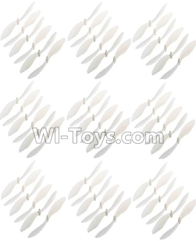 Cheerson CX-33 CX-33C Parts-02-03 Propellers,Main rotor blades(54pcs),Cheerson CX-33 CX-33C RC Drone Quadcopter Spare parts,5.8G real-time image transmission aerial aircraft accessories