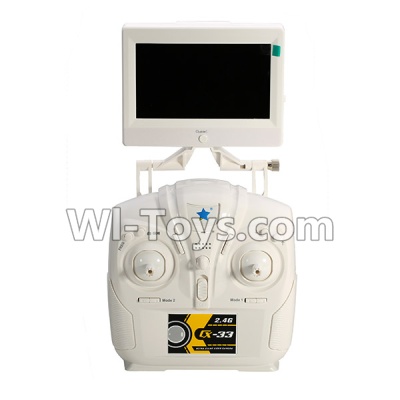 Cheerson CX-33 CX-33C Parts-16-03 CX-33S Transmitter with FPV Monitor(Can only be used for CX-33S Drone),Cheerson CX-33 CX-33C RC Drone Quadcopter Spare parts,5.8G real-time image transmission aerial aircraft accessories