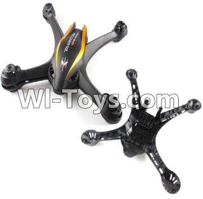 Cheerson CX-35 Parts-01 Upper and bottom shell cover-(Black & Yellow) For Cheerson CX-35 RC Drone Quadcopter Spare parts,5.8G real-time image transmission aerial aircraft accessories