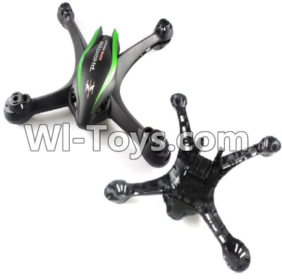 Cheerson CX-35 Parts-02 Upper and bottom shell cover-(Green & Yellow) For Cheerson CX-35 RC Drone Quadcopter Spare parts,5.8G real-time image transmission aerial aircraft accessories