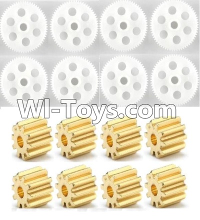Cheerson CX-35 Parts-19 Main gear(8pcs) & Small copper motor gear(8pcs) For Cheerson CX-35 RC Drone Quadcopter Spare parts,5.8G real-time image transmission aerial aircraft accessories