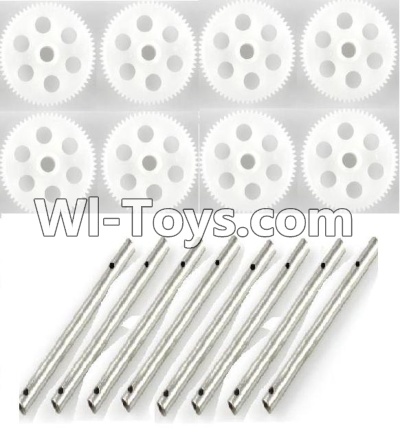 Cheerson CX-35 Parts-21 Main gear(8pcs) & Main hollow pipe(8pcs) For Cheerson CX-35 RC Drone Quadcopter Spare parts,5.8G real-time image transmission aerial aircraft accessories