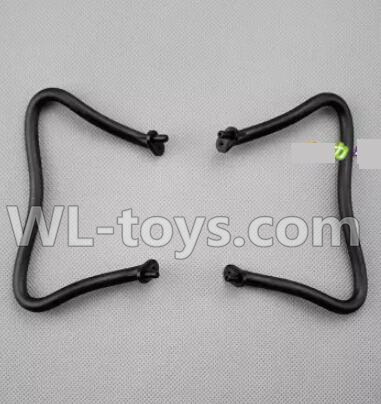 JJRC 09-Tripod,Landing skid(2pcs)-Black for JJRC H12 H2C H12D RC Quadcopter parts,Drone parts