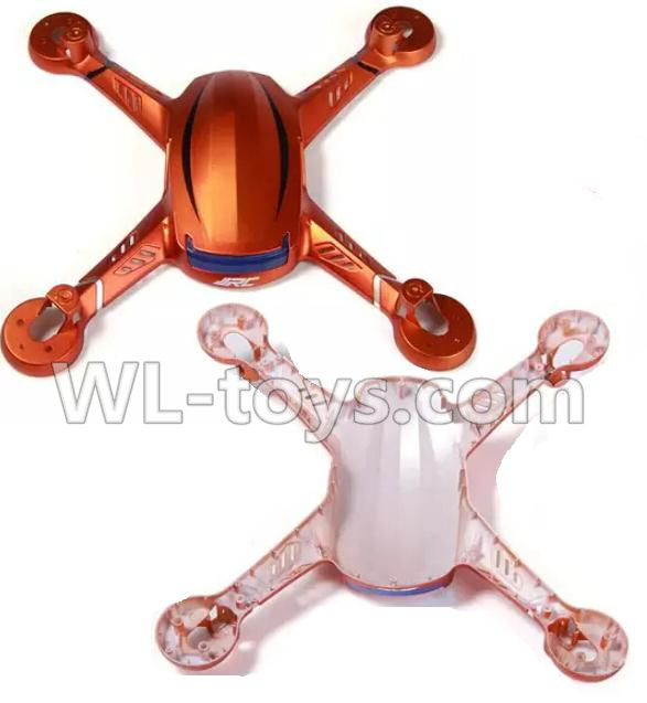 Holy Stone F181 RC Quadcopter Parts-01 Upper Shell cover & Bottom cover shell,Lower cover shell-Orange,Holy Stone F181 RC Quadcopter Drone Spare Parts Replacement Accessories