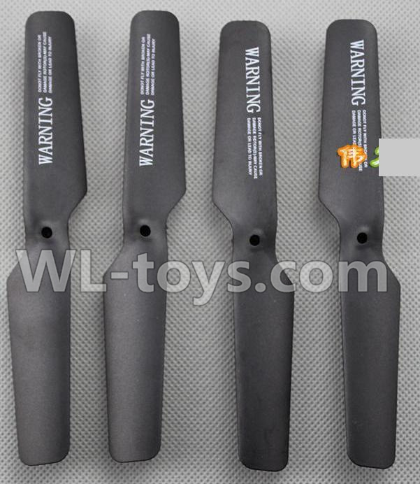 Holy Stone F181 RC Quadcopter Parts-04 Main rotor blades(4pcs)-Black,Holy Stone F181 RC Quadcopter Drone Spare Parts Replacement Accessories