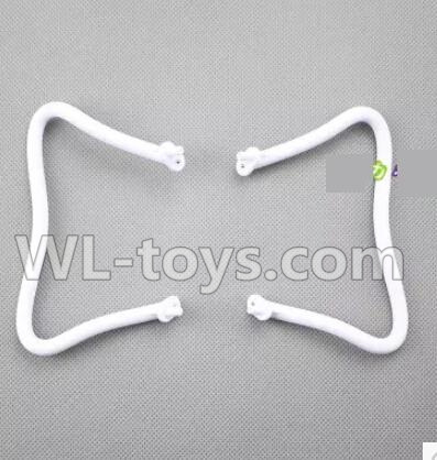 Holy Stone F181 RC Quadcopter Parts-10 Tripod,Landing skid(2pcs)-White,Holy Stone F181 RC Quadcopter Drone Spare Parts Replacement Accessories