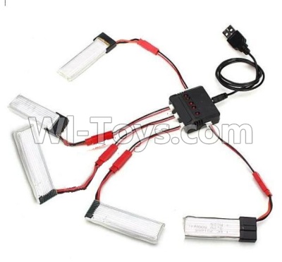 Holy Stone F181 RC Quadcopter Parts-14 Upgrade 1-to-5 charger with balance charger(Not include the 5x battery),Holy Stone F181 RC Quadcopter Drone Spare Parts Replacement Accessories