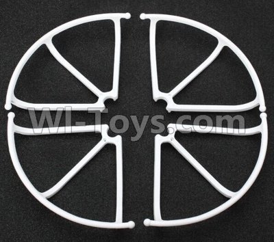 Holy Stone F181 Parts-40 Outter protect frame-White(4pcs),Holy Stone F181 RC Quadcopter Drone Spare Parts Replacement Accessories