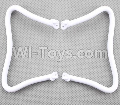 DFD F183 Parts-24 Landing skide,Tripod(2pcs)-White For DFD F183 F183C Quadcopter parts,rc Drone parts