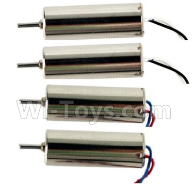 Holy Stone F180 F180C F180W Parts-13 Main motor with Black and White Wire(2pcs-(CW) & Main motor with Red and Blue wire(2pcs-CCW),Holy Stone F180 F180C F180W RC Quadcopter parts,F180 RC Drone Spare parts Accessories