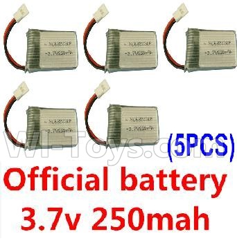 Holy Stone F180 F180C F180W Parts-19 Official 3.7v 250mah battery(5pcs),Holy Stone F180 F180C F180W RC Quadcopter parts,F180 RC Drone Spare parts Accessories