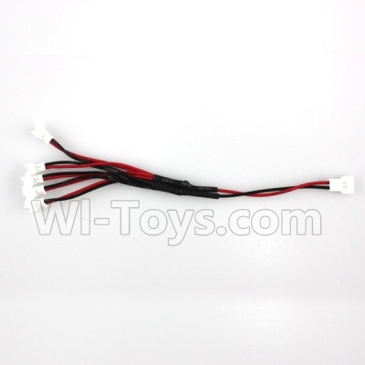 Holy Stone F180 F180C F180W Parts-26 Upgrade 1-to-5 Plug wire(Small White-to-White Plug),Holy Stone F180 F180C F180W RC Quadcopter parts,F180 RC Drone Spare parts Accessories