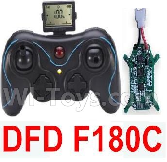 DFD F180C Parts-36 Transmitter & Circuit board(Can only be used for F180C) For DFD F180C RC Quadcopter parts,RC Drone parts